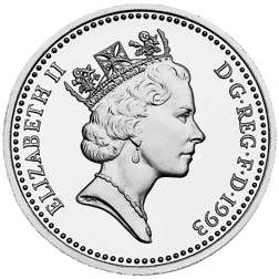 Pre-Owned 1993 UK £1 Proof Design Silver Coin - VAT Free
