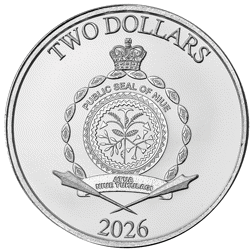 Pre-Owned 2026 Niue Darth Vader 1oz Silver Coin - VAT Free