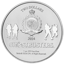 Pre-Owned 2024 Niue Ghostbusters 40th Anniversary 1oz Silver Coin - VAT Free