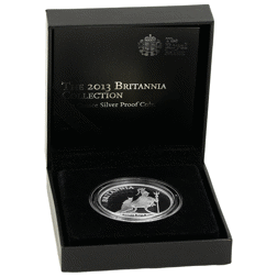 Pre-Owned 2013 UK Britannia Proof 1oz Silver Coin - VAT Free