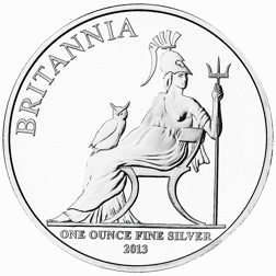 Pre-Owned 2013 UK Britannia Proof 1oz Silver Coin - VAT Free