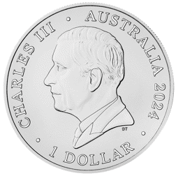 Pre-Owned 2024 Australia Zoo Giraffe 1oz Silver Coin - VAT Free