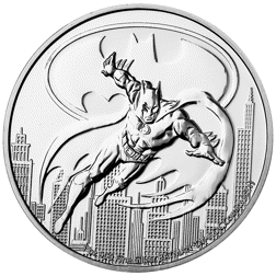 Pre-Owned 2021 Niue DC Comics Batman 1oz Silver Coin - VAT Free