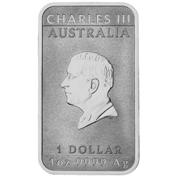 Pre-Owned 2026 Australian Dragon Rectangular 1oz Silver Coin - VAT Free