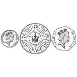 Pre-Owned 1993 UK Proof Silver 3-Coin Collection - VAT Free