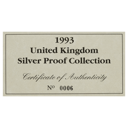 Pre-Owned 1993 UK Proof Silver 3-Coin Collection - VAT Free
