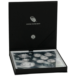 Pre-Owned 2014 USA US Mint Proof Silver 8-Coin Set - VAT Free