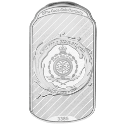 PAMP Diet Coke Colourised 1oz Silver Coin