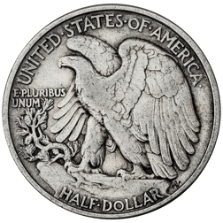 Pre-Owned 1940 USA Walking Liberty Half Dollar Philadelphia Mint Silver Coin - VAT Free