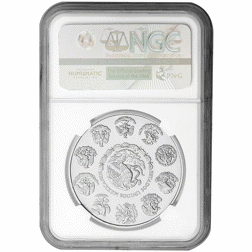 Pre-Owned 2015 Mexican Libertad 1oz Silver Coin - NGC Graded MS69 - 4263454-280 - VAT Free