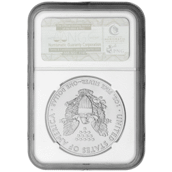 Pre-Owned 2014 USA Eagle 1oz Silver Coin - NGC Graded MS69 - 3856259-259 - VAT Free