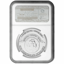 Pre-Owned 2015 Burundi African Lion 1oz Silver Coin - NGC Graded MS69 - 3983384-083 - VAT Free