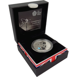Pre-Owned 2010 Countdown to the Olympics £5 Proof Silver Coin - VAT Free