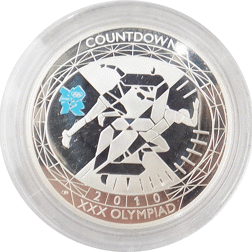 Pre-Owned 2010 Countdown to the Olympics £5 Proof Silver Coin - VAT Free