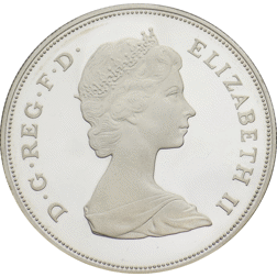 Pre-Owned 1981 UK Prince of Wales and Lady Diana Royal Wedding Proof Silver Coin - VAT Free