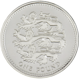 Pre-Owned 1997 UK £1 Proof Piedfort Silver Coin - VAT Free