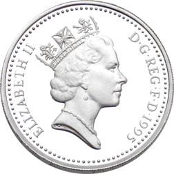 Pre-Owned 1995 UK £1 Proof Silver Coin - VAT Free