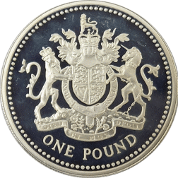 Pre-Owned 1998 UK £1 Proof Silver Coin - VAT Free