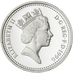 Pre-Owned 1996 UK £1 Proof Silver Coin - VAT Free