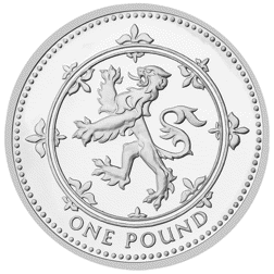 Pre-Owned 1999 UK £1 Piedfort Proof Silver Coin - VAT Free