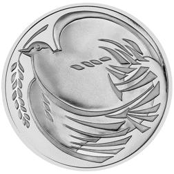 Pre-Owned 1995 UK WWII £2 Piedfort Proof Silver Coin - VAT Free