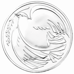 Pre-Owned 1995 UK WWII £2 Piedfort Proof Silver Coin - VAT Free