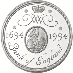 Pre-Owned 1994 UK Bank of England £2 Piedfort Proof Silver Coin - VAT Free