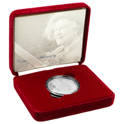 Pre-Owned 2002 UK Queen Mother Memorial Proof Silver Crown - VAT Free