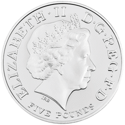 Pre-Owned 2002 UK Queen Mother Memorial Proof Silver Crown - VAT Free