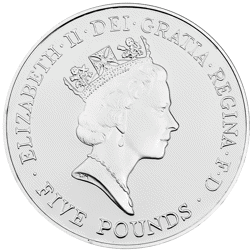 Pre-Owned 1996 UK Queen Elizabeth II 70th Birthday Proof Silver Crown Coin - VAT Free