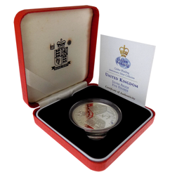 Pre-Owned 1997 Golden Wedding Anniversary Silver Proof £5 Coin - VAT Free