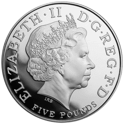 Pre-Owned 2004 UK Entente Cordiale Proof Silver Crown Coin - VAT Free