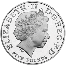 Pre-Owned 2004 UK Entente Cordiale Proof Silver Crown Coin - VAT Free