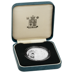 Pre-Owned 1990 UK Queen Mother 90th Birthday Proof Silver Crown - VAT Free