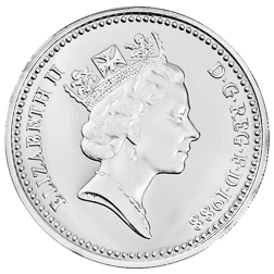 Pre-Owned 1988 UK £1 Piedfort Proof Silver Coin - VAT Free