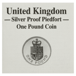 Pre-Owned 1988 UK £1 Piedfort Proof Silver Coin - VAT Free