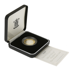 Pre-Owned 1997 UK £2 Silver Proof Piedfort Coin - VAT Free
