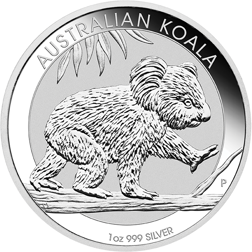 Pre-Owned Australian Koala 1oz Silver Coin - Mixed Dates - VAT Free
