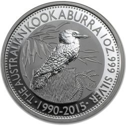 Pre-Owned Australian Kookaburra 1oz Silver Coin