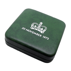 Pre-Owned 1972 Royal Silver Wedding Anniversary Proof Silver Crown - VAT Free