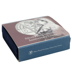 Pre-Owned 2001 UK Victorian Anniversary Proof Silver Crown - VAT Free