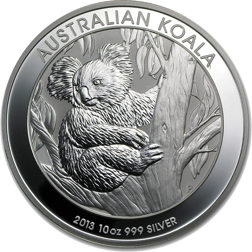 Pre-Owned Australian Koala 10oz Silver Coin - Mixed Dates