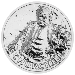 Pre-Owned 2015 Sir Winston Churchill £20 Silver Coin - Carded - VAT Free