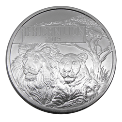 Pre-Owned 2015 Burundi Lion 1oz Silver Coin - VAT Free