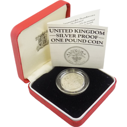 Pre-Owned UK £1 Silver Proof Coin - Mixed Dates
