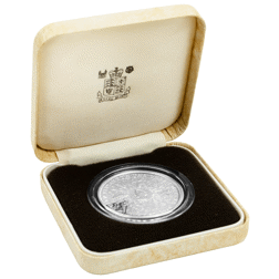 Pre-Owned 1980 UK Queen Mother 80th Birthday Proof Silver Crown Coin - VAT Free