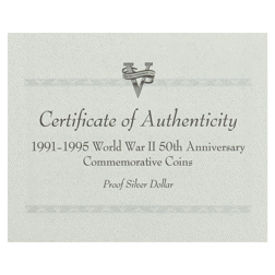 Pre-Owned 1994 50th Anniversary of the Allied Invasion of Europe Proof Silver 3-Coin Collection - VA