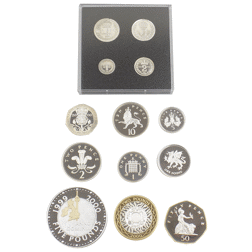 Pre-Owned UK Millennium Silver Proof Coin Collection - VAT Free