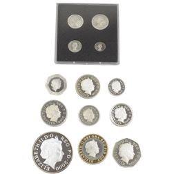 Pre-Owned UK Millennium Silver Proof Coin Collection - VAT Free