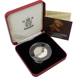 Pre-Owned 2005 UK Samuel Johnson's Dictionary Silver Proof 50p Coin - VAT Free